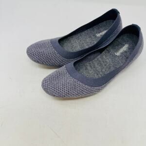 Allbirds Tree Breezers Flats Size 7 Gray Knit Comfort Sustainable Shoes W7